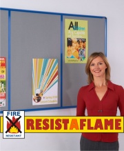 Shield Resist-A-Flame Multi-Bank Notice Boards